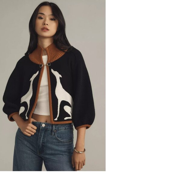 ANTHROPOLOGIE Maeve Cape Cardigan Sweater XL NEW